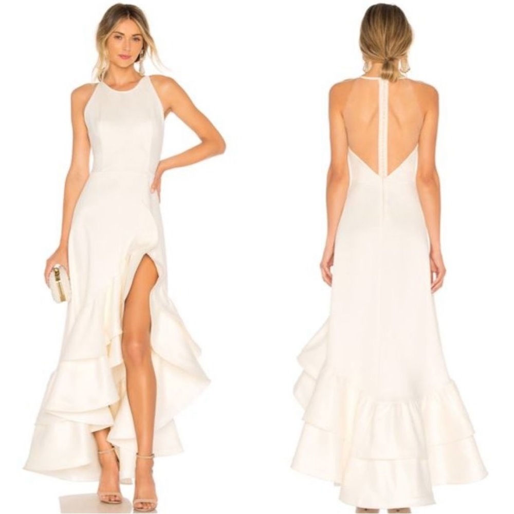 New Bronx and Banco Paros Gown in White